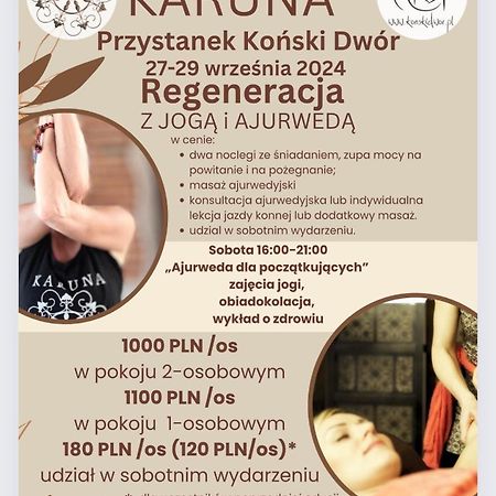 Agroturystyka Karuna - Ajurweda I Joga - W Konskim Dworze Oborniki Śląskie Εξωτερικό φωτογραφία
